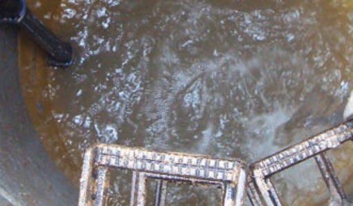 Intensywne turbulencje w szybie wstępnym - OEKERMANN Wastewater Technology